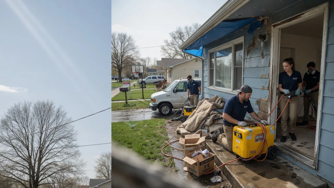 Basement Flood Cleanup in Hanover, PA near me